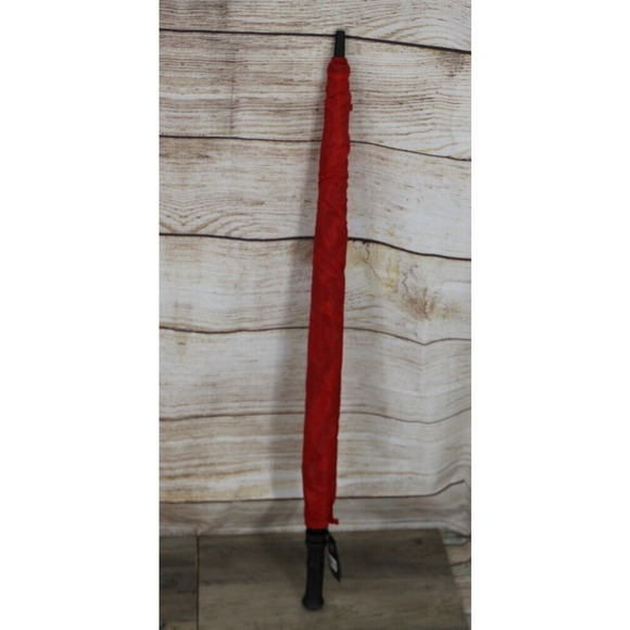 62" Arc Shed Rain Windjammer Vented Golf Umbrella Red White Longhorns - Picture 3 of 6